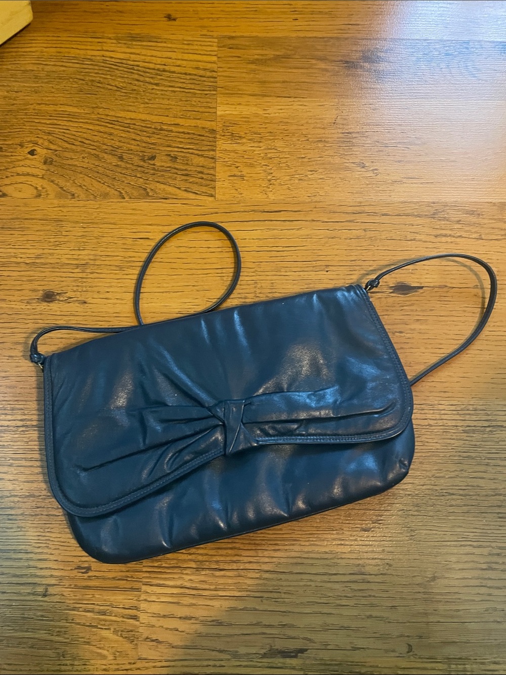 Vintage Navy Crossbody Bag